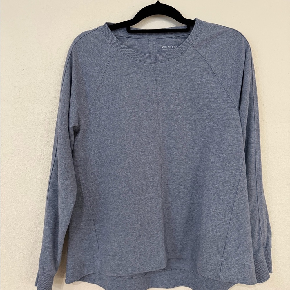 Athleta blue sweatshirt size S